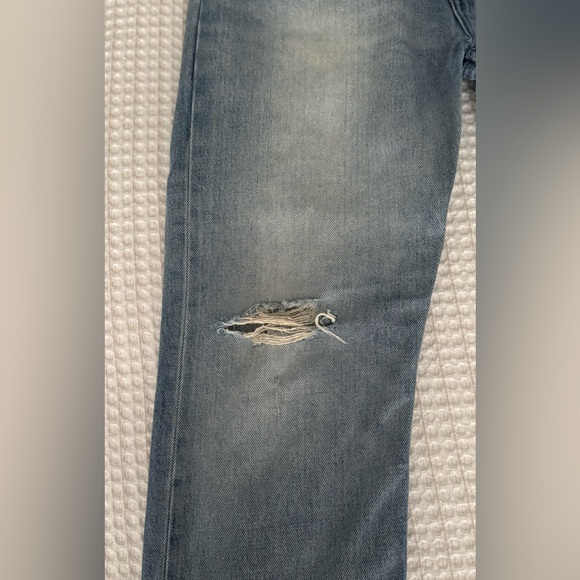 Acne Studios Pop Trash Distressed Jeans / Light Blue Trash Wash / Size 36 / US 4 - Picture 5 of 6